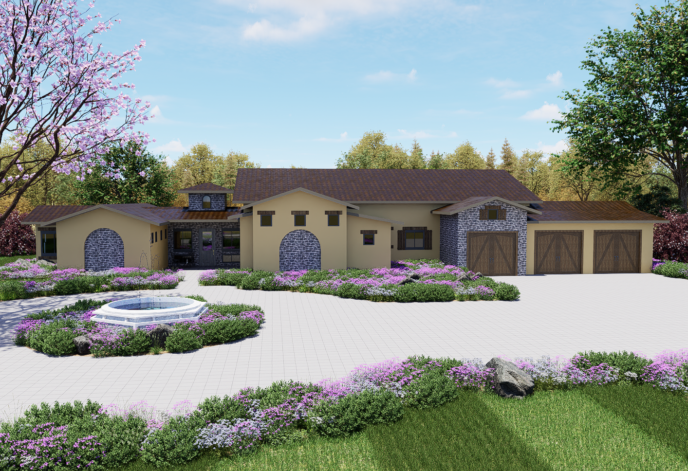 Italian Farmhouse rendering