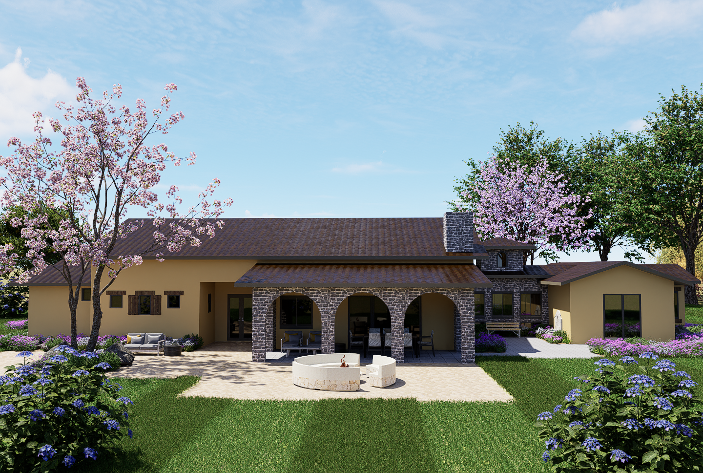 Italian Farmhouse rendering 2