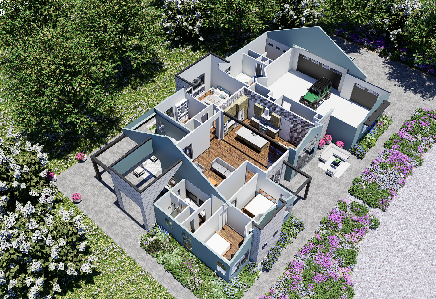 Norma Drive interior rendering
